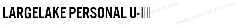 Largelake PERSONAL U字体转换
